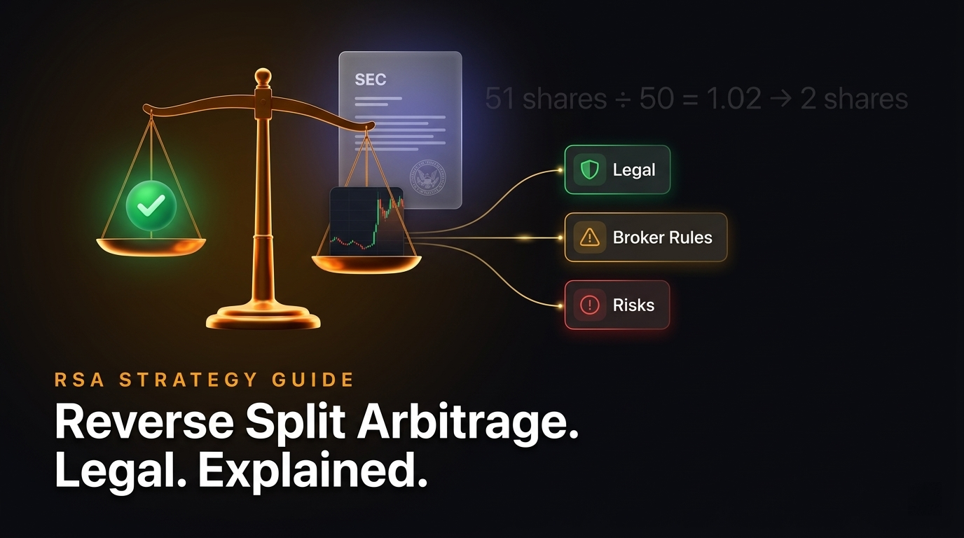 Is Reverse Split Arbitrage Legal? RSA Trading Strategy Explained